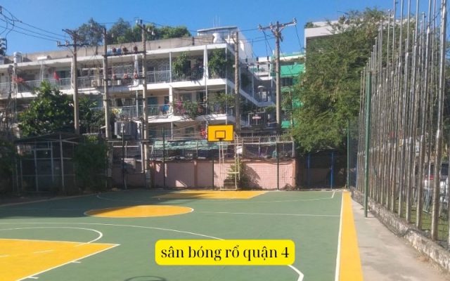 sân bóng rổ quận 4