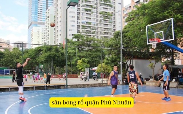 sân bóng rổ quận Phú Nhuận